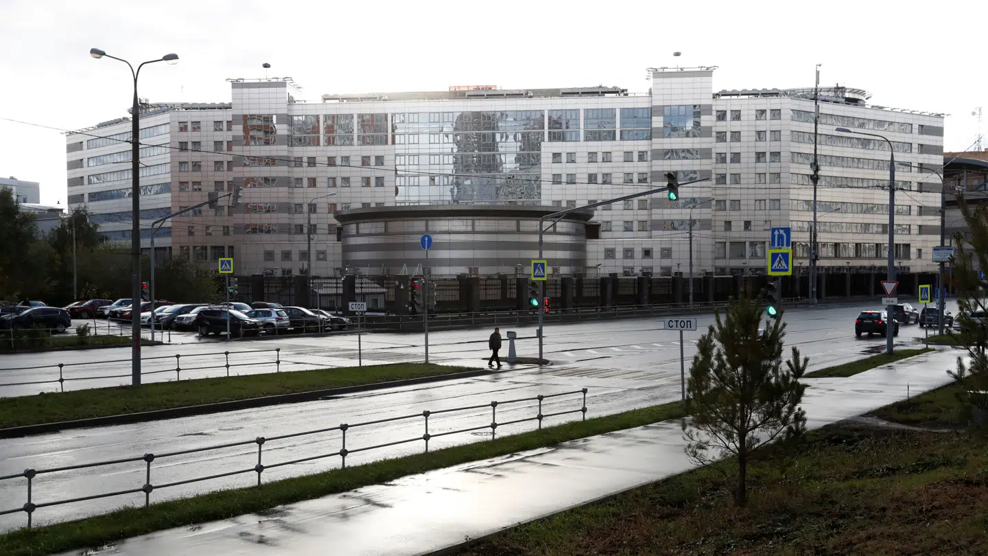 Hovedkvarteret tilhørende den russiske efterretningstjeneste GRU i Ruslands hovedstad Moskva.