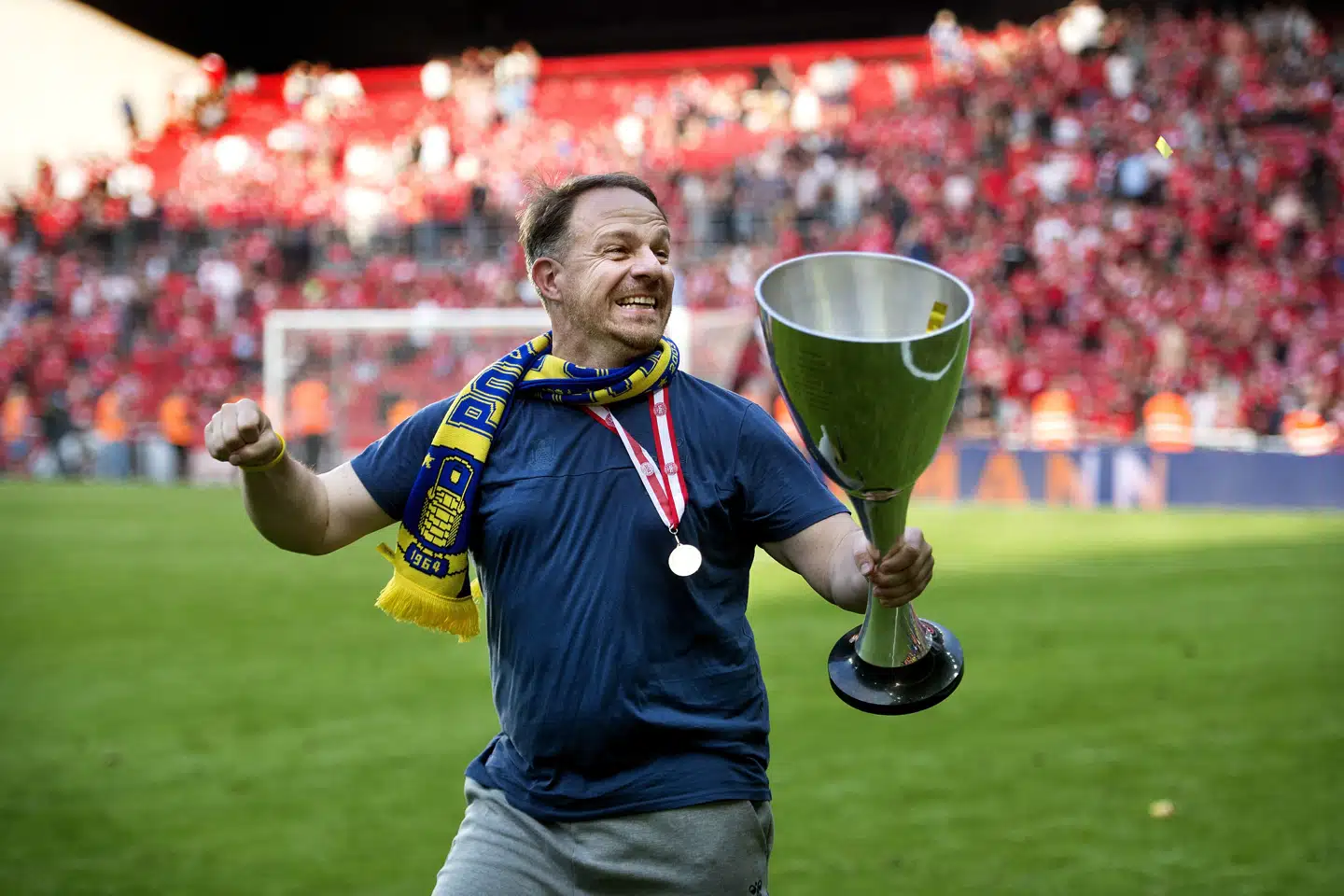 Alexander Zorniger vandt pokalturneringen med Brøndby. (Arkivfoto).