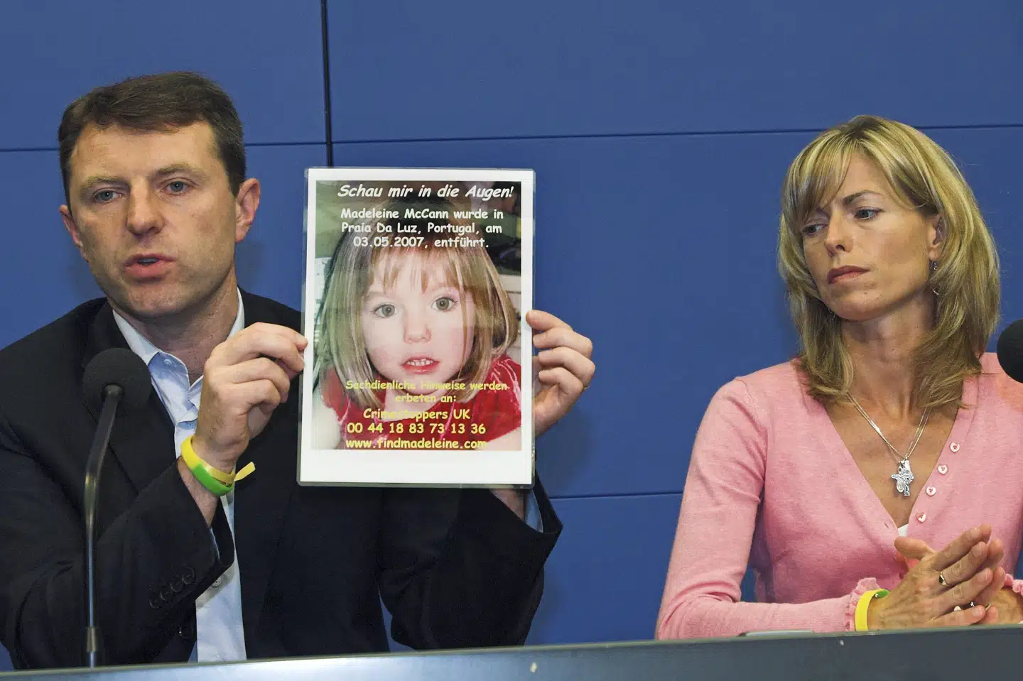 Forældrene til Madeleine McCann blev i første omgang udpeget som hovedmistænkte, da den britiske pige forsvandt i 2007 i Portugal. Mistanken blev året efter droppet. (Arkivfoto).