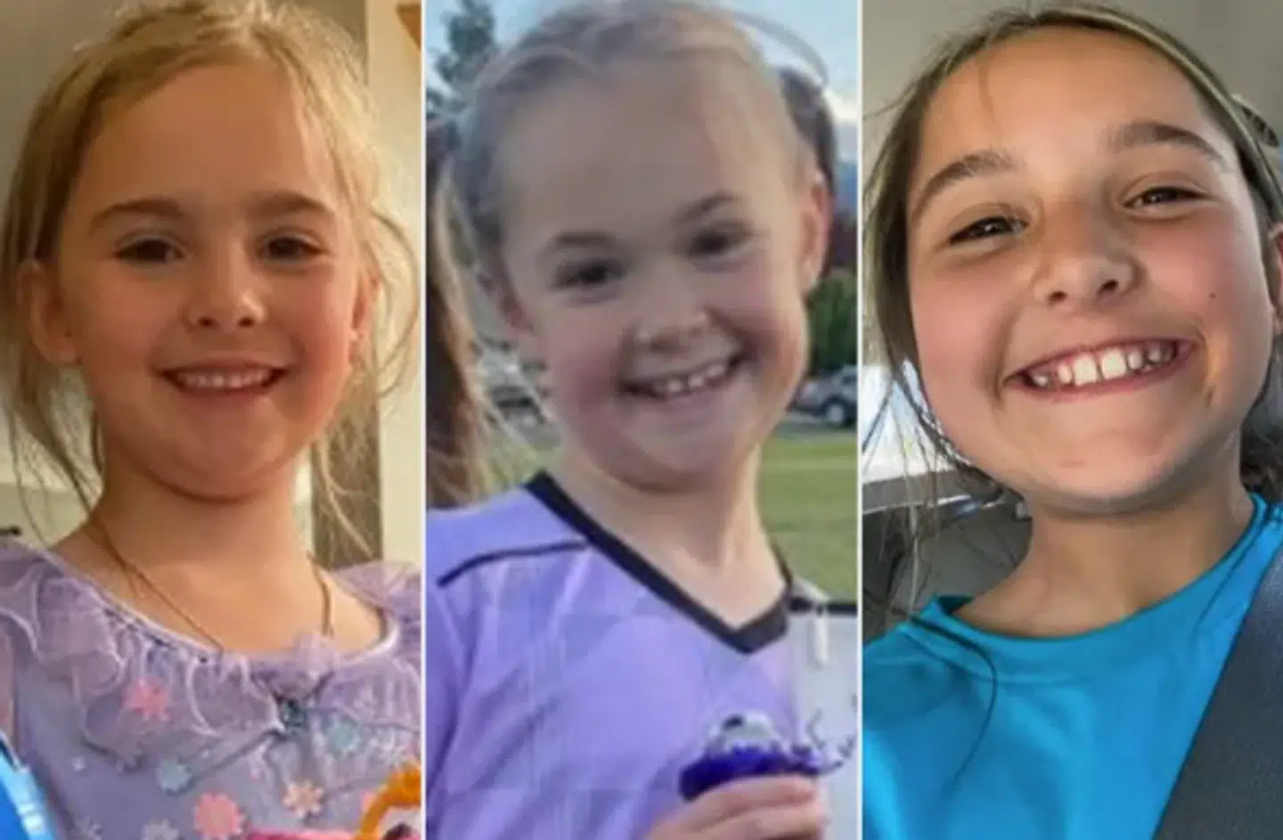 Olivia (5), Evelyn (8) og Paityn (9) er blevet efterlyst af politiet.