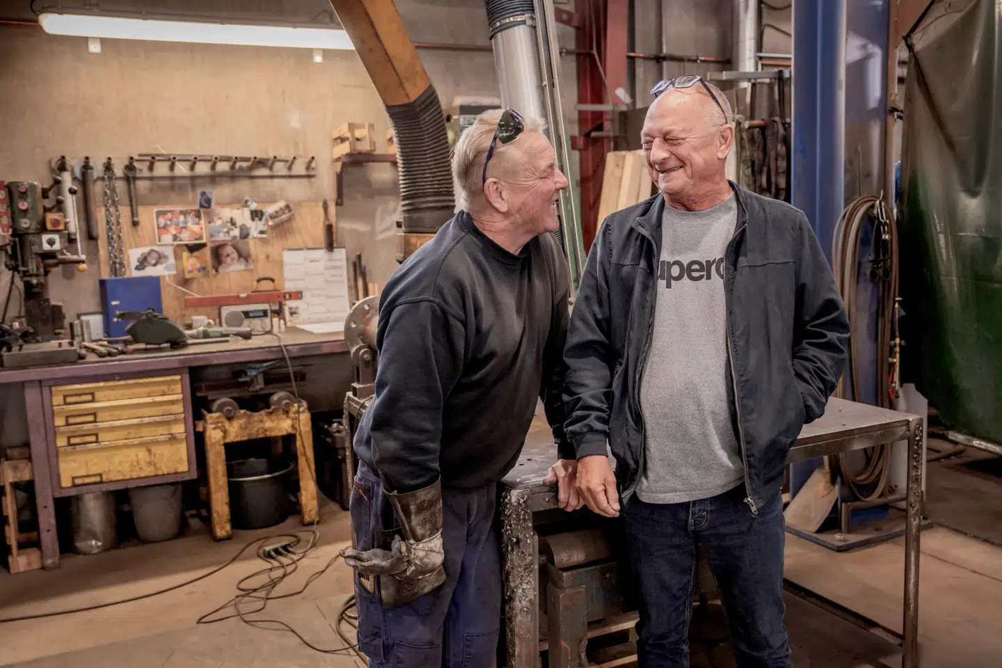 Lars Horn og Ib Andersen har været kolleger i en menneskealder og nyder stadig at gå på arbejde med hinanden.