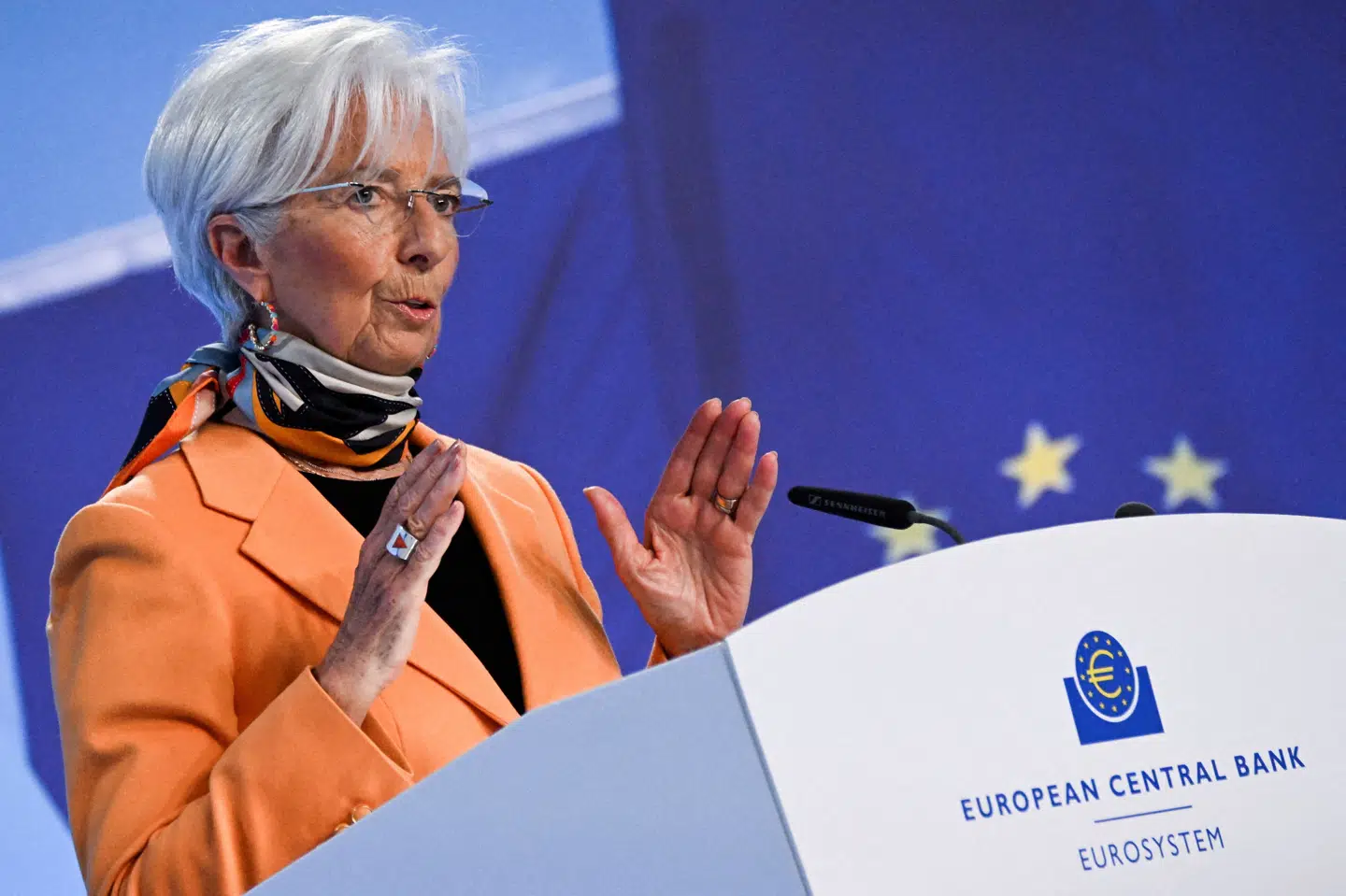 Christine Lagarde er chef for Den Europæiske Centralbank, som torsdag holder rentemøde. (Arkivfoto).