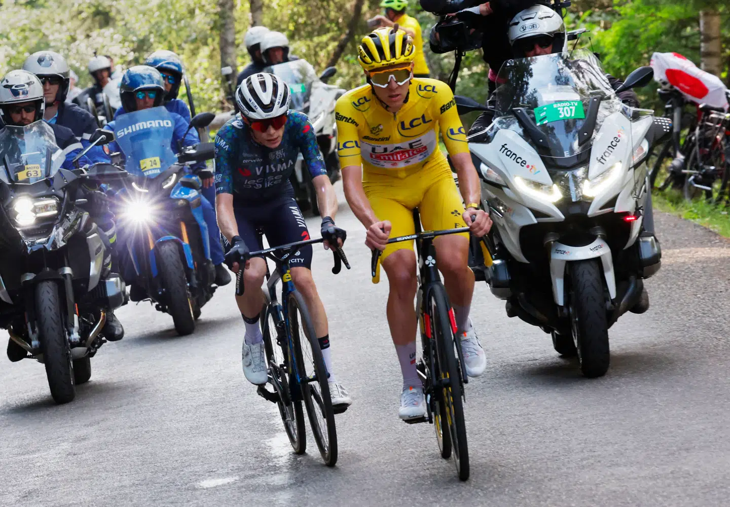 Tadej Pogacar var seks minutter og 17 sekunder hurtigere end Jonas Vingegaard til Tour de France i fjor – en enorm forskel.