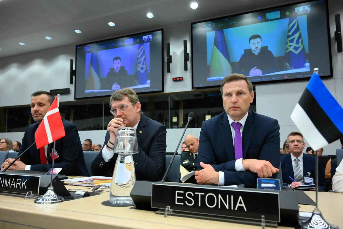 Forsvarsminister Troels Lund Poulsen (V) deltog onsdag i et møde i Ukraine Defense Contact Group i Natos hovedkvarter i Bruxelles. Her ventes Troels Lund Poulsen og forsvarsministrene fra de i alt 32 Nato-lande torsdag at sige ja til nye styrkemål for alliancen.