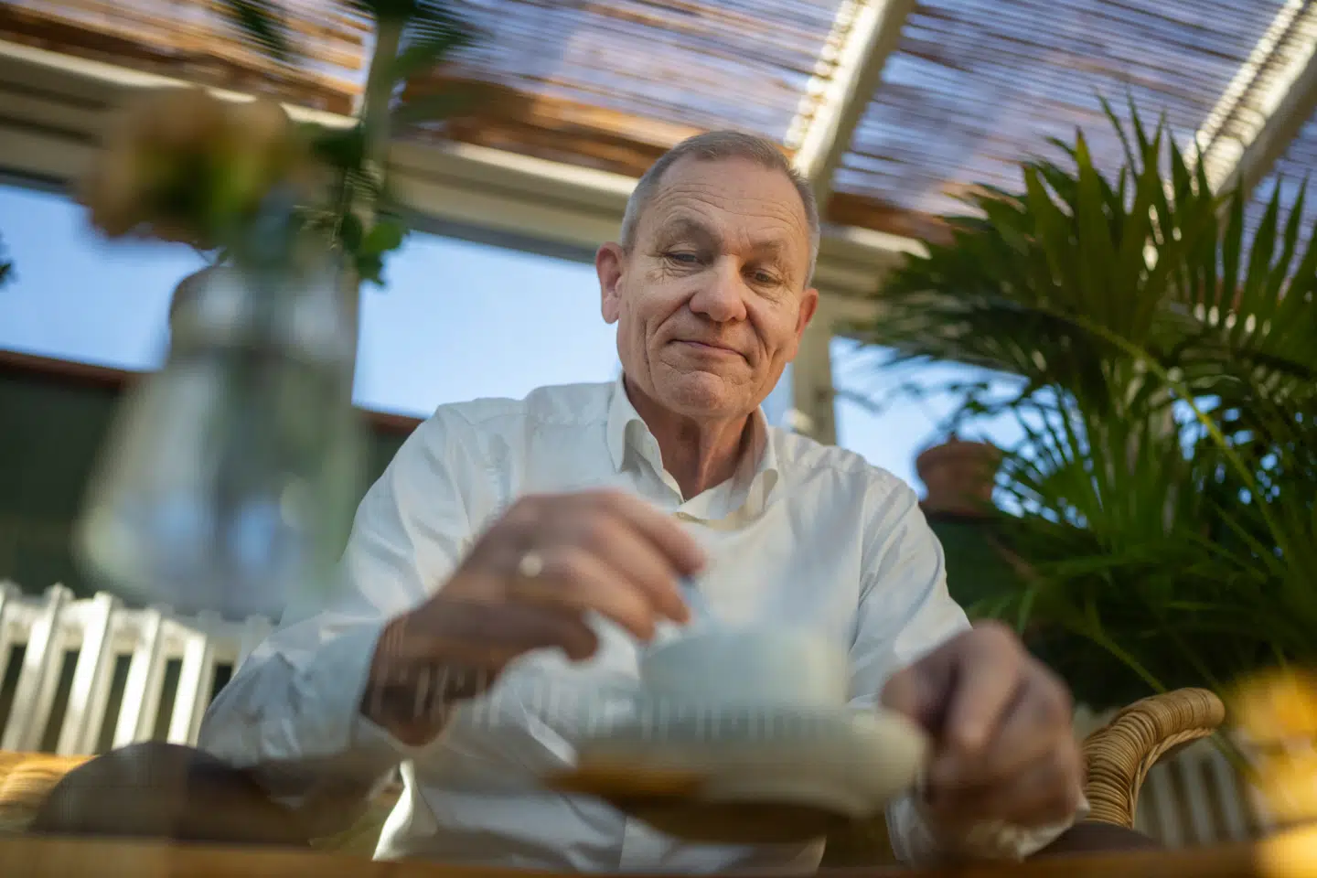 Jens Løgstrup er blandt andet aktionær i Jyske Bank og Sydbank, og nu kan han også skrive aktionær i Nordfyns Bank på sin investeringsprofil.