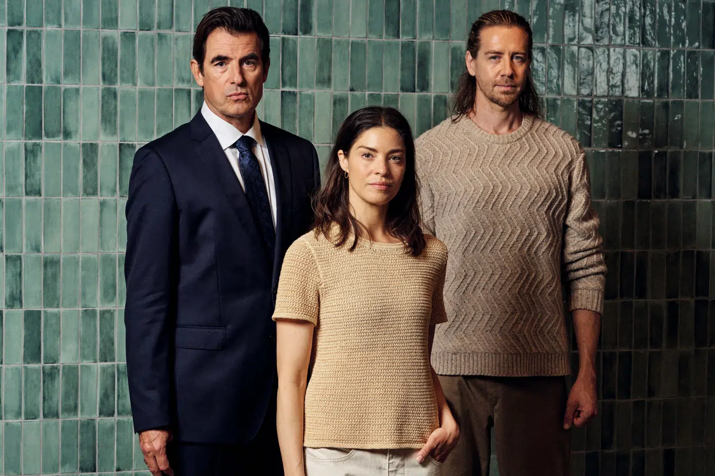 Ud over Claes Bang, Natalie Madueño og Pål Sverre Hagen er også Lars Simonsen og Stina Ekblad på rollelisten i filmatiseringen af krimien "Den hemmelige kvinde". (PR-foto).