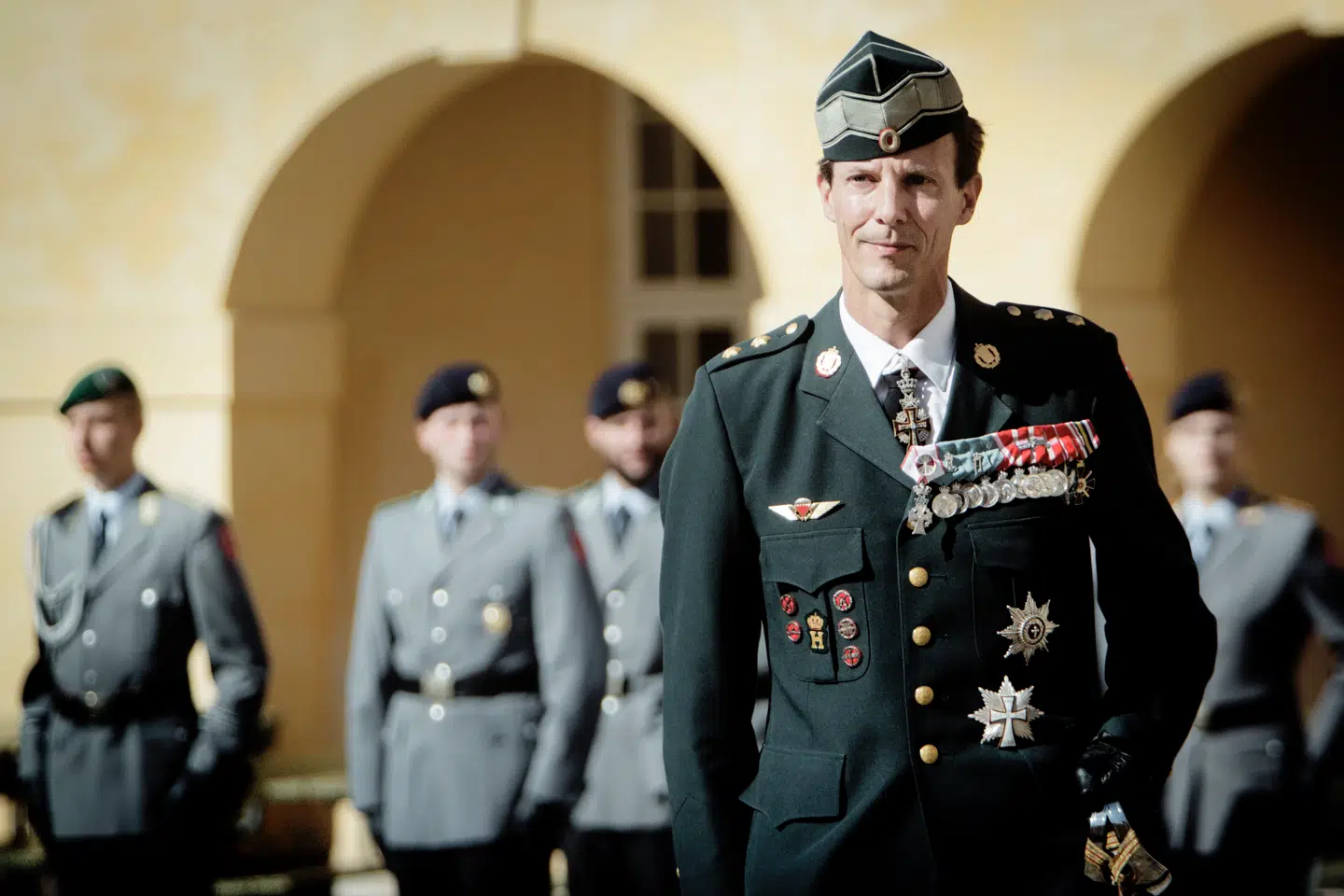 (ARKIV) Prins Joachim, da Hærens Officersskole fejrer 300 års jubilæum i København, den 26. august 2013.