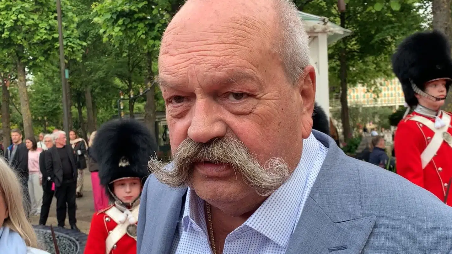 Flemming Krøll torsdag aften til gallapremiere på årets Tivolirevy.