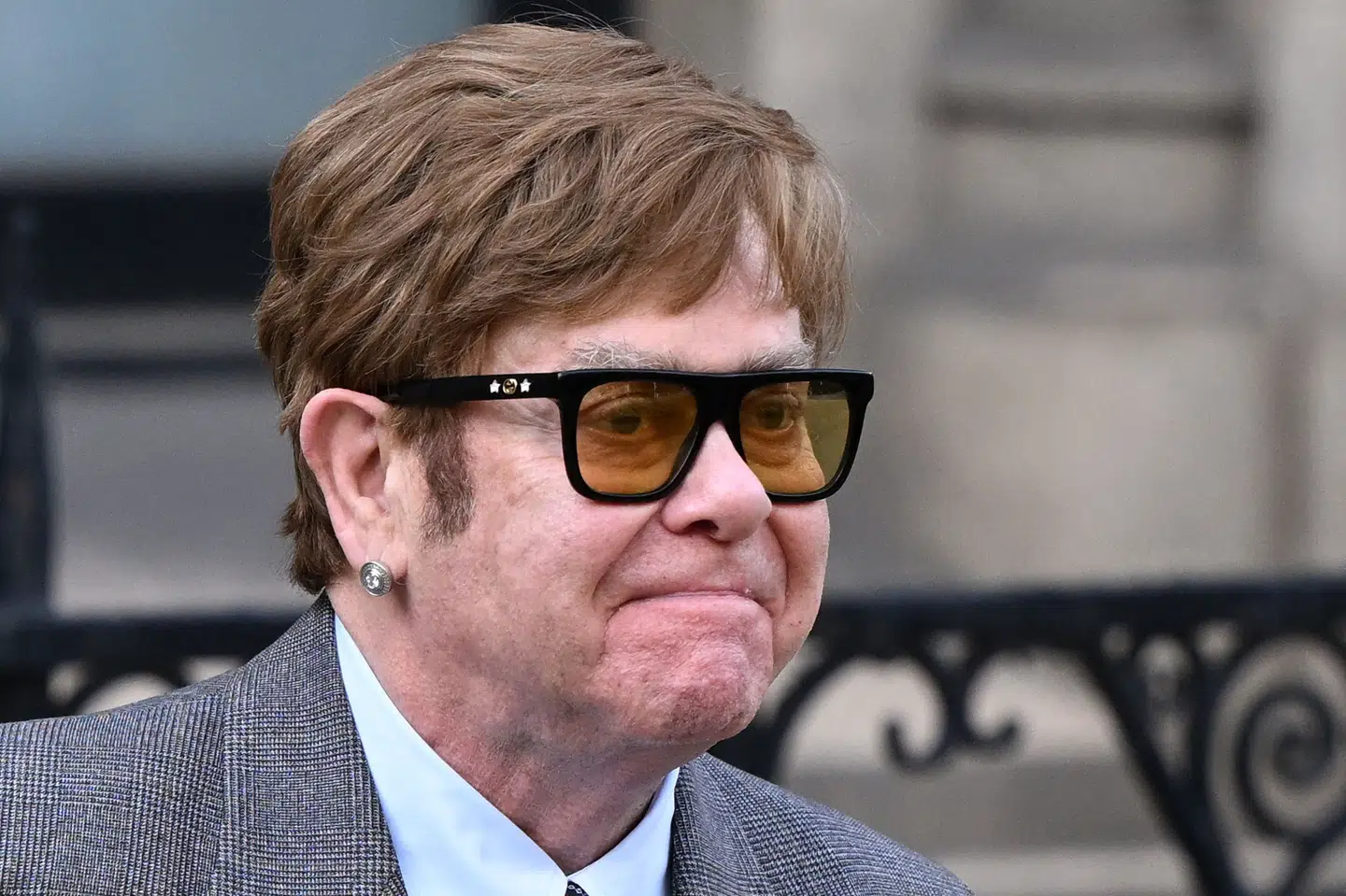 78-årige Elton John er blandt de musikalske navne, der lørdag skal underholde på Fyn. (Arkivfoto).