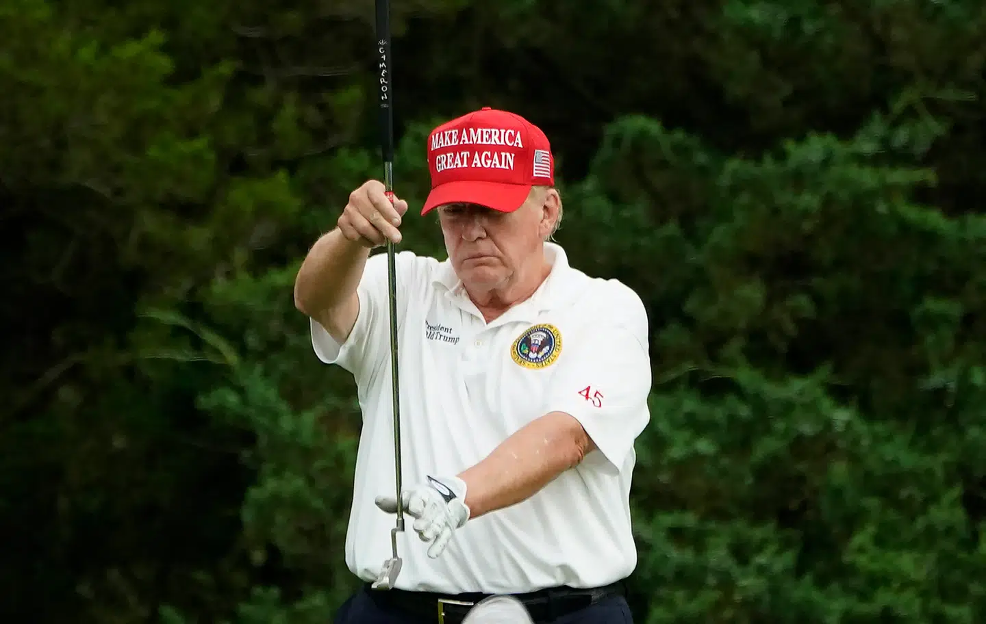 Donald Trump er selv kendt som en ivrig golfspiller.