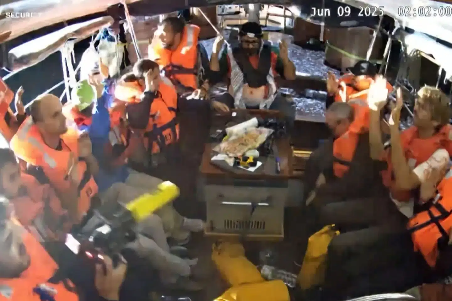 Greta Thunberg og de øvrige aktivister om bord på nødhjælpsbåden "Madleen" blev natten til mandag stoppet på vej mod Gazastriben. Nu er Thunberg deporteret fra Israel til Sverige. (Arkivfoto)