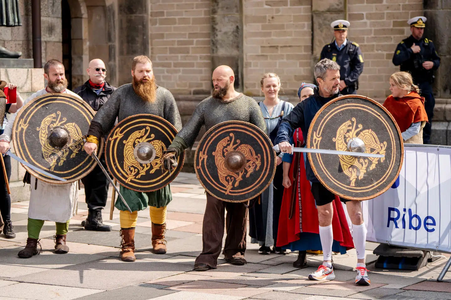 Kong Frederik til Royal Run i Ribe. Foto: Mads Claus Rasmussen, Scanpix