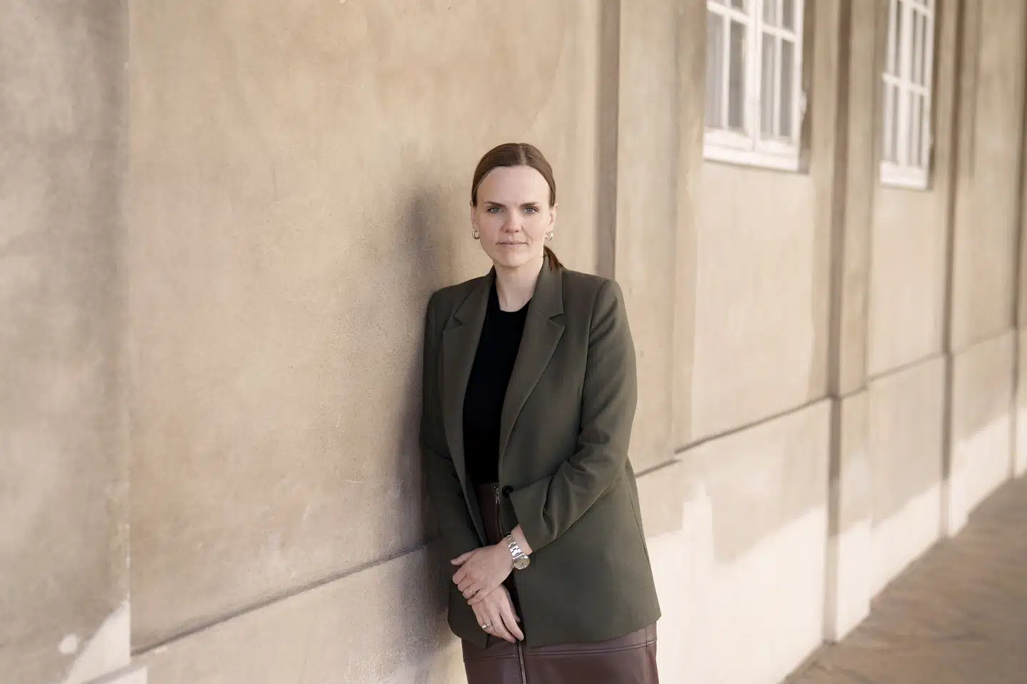 Digitaliseringsminister Caroline Stage (M) vil mindske brugen af Microsofts programmer i sit eget ministerium. (Arkivfoto).