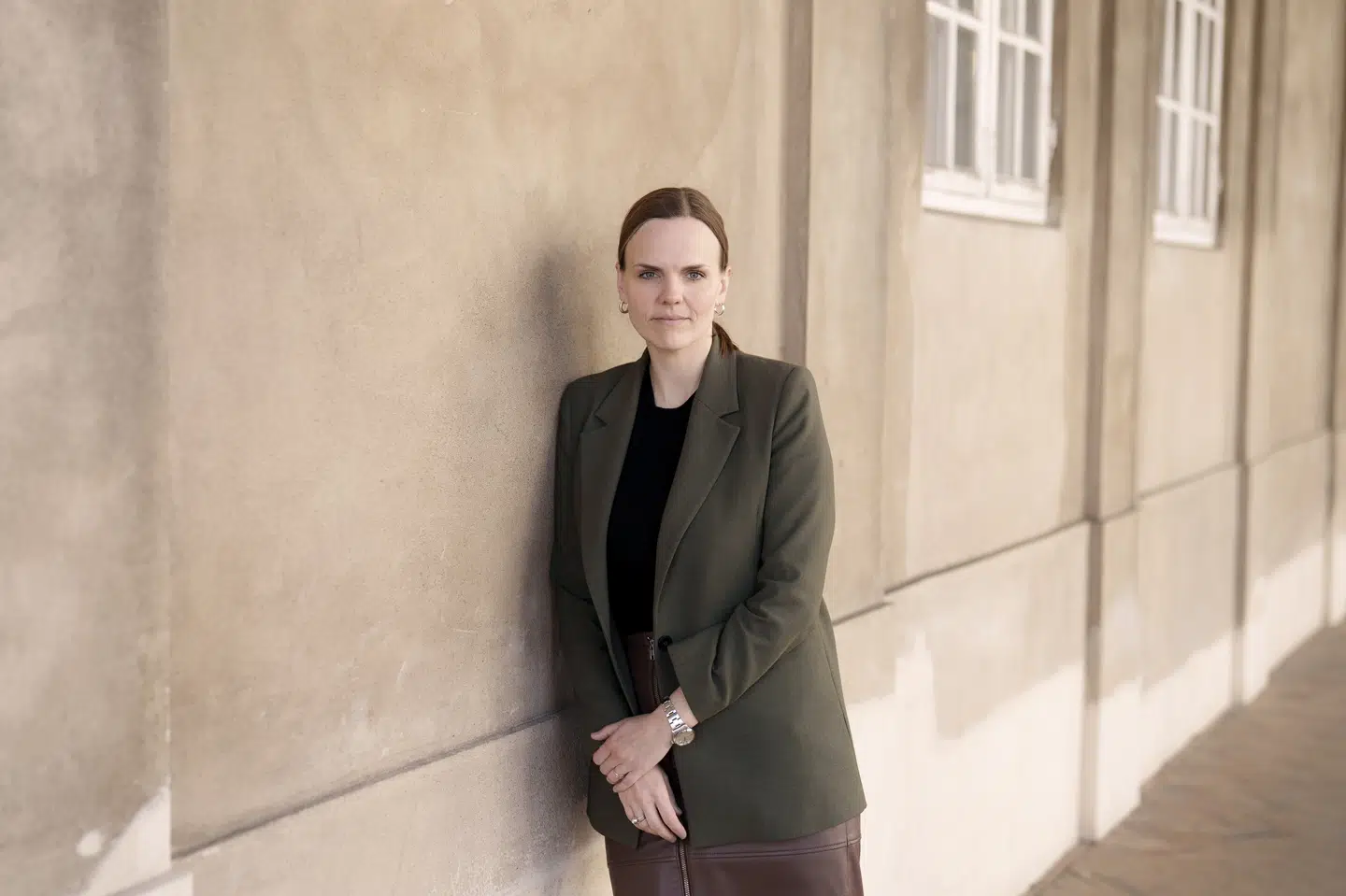 Digitaliseringsminister Caroline Stage (M) vil mindske brugen af Microsofts programmer i sit eget ministerium. (Arkivfoto).