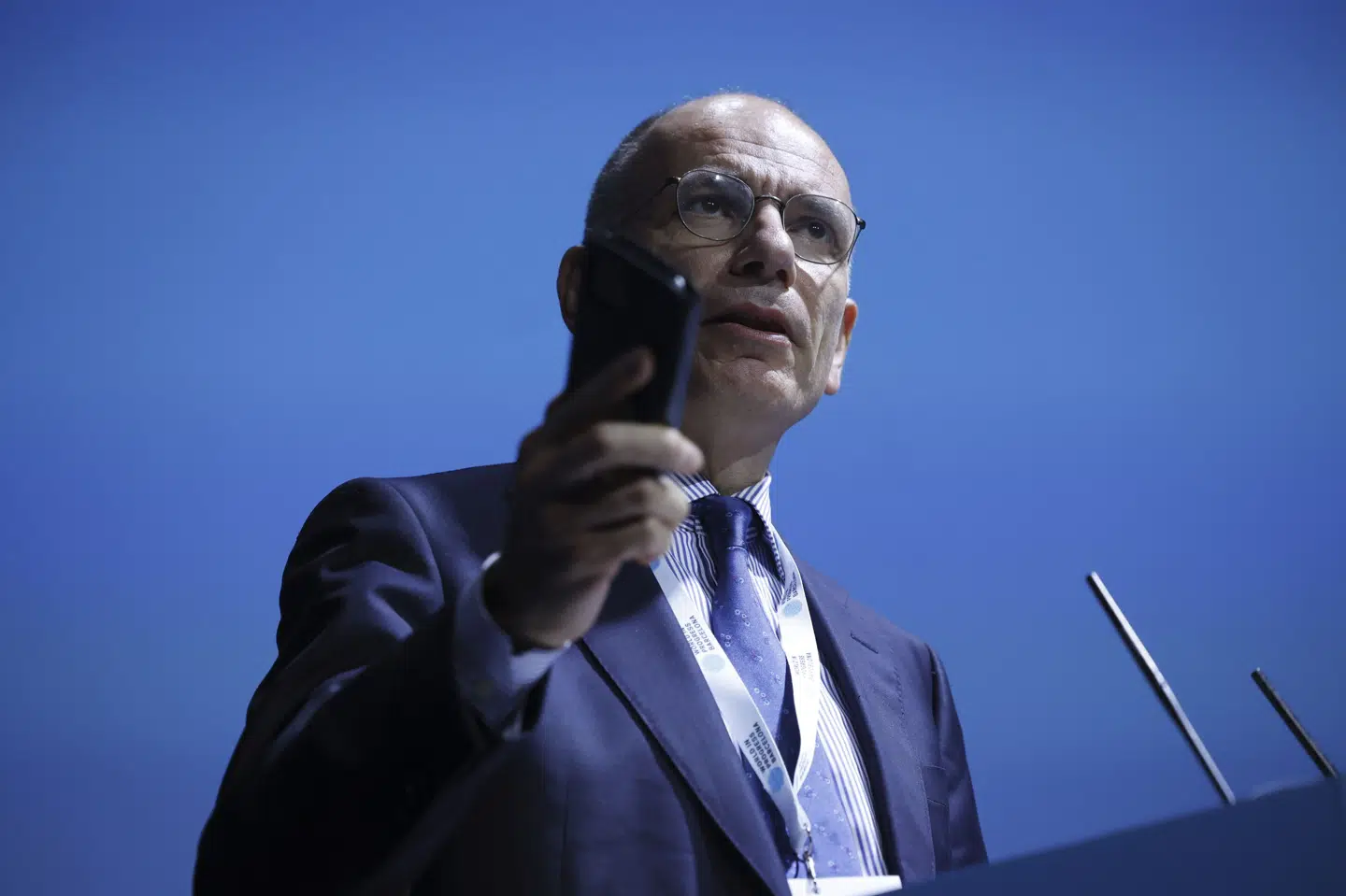 Italiens tidligere premierminister Enrico Letta var tirsdag på Christiansborg, da en dansk udgave af EU's Draghi/Letta-rapporter blev præsenteret. (Arkivfoto).