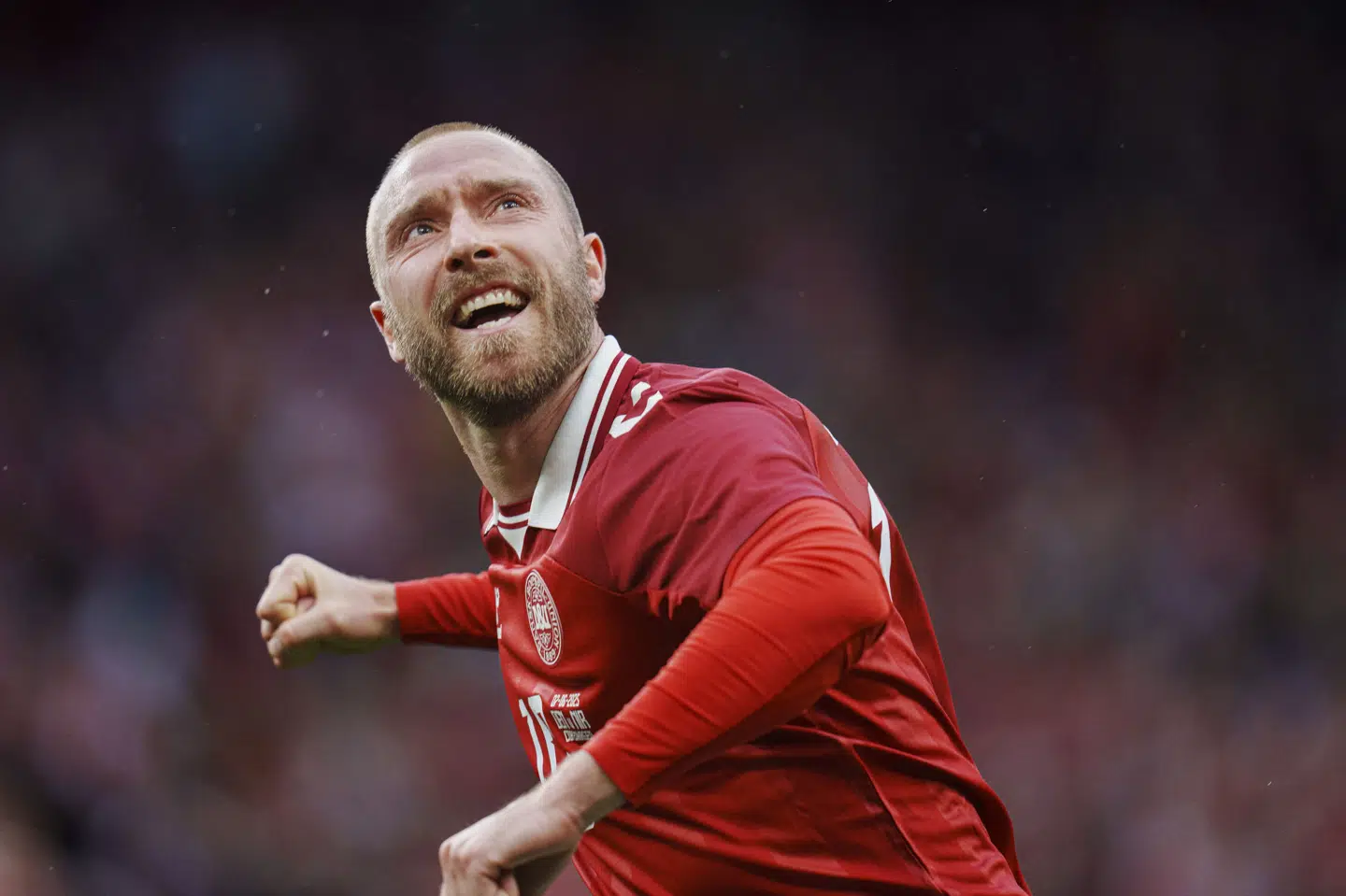 Christian Eriksen scorede sejrsmålet til 2-1, da Danmark slog Nordirland i lørdags. Dermed er han kun syv mål fra at tangere landsholdsrekorden for flest mål.