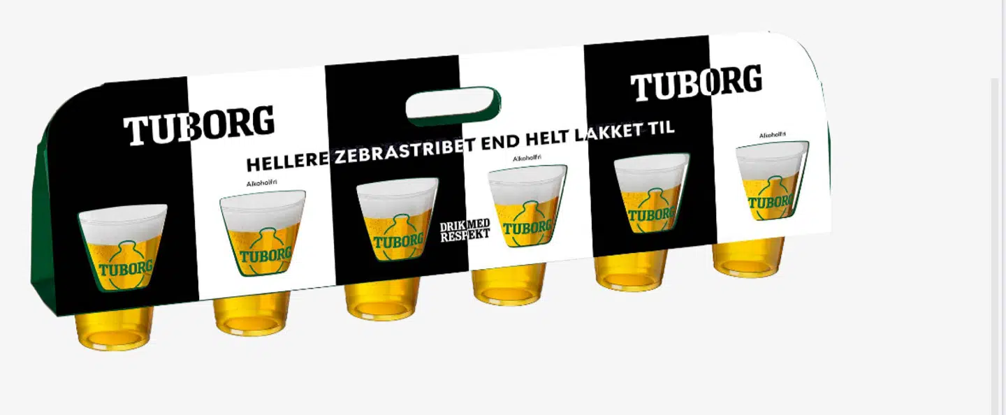 Når Folkemødet i Allinge på Bornholm åbner torsdag, vil Carlsberg for første gang nogensinde tilbyde en alternativ drikkevaremenu med navn »Zebra-Sættet«.