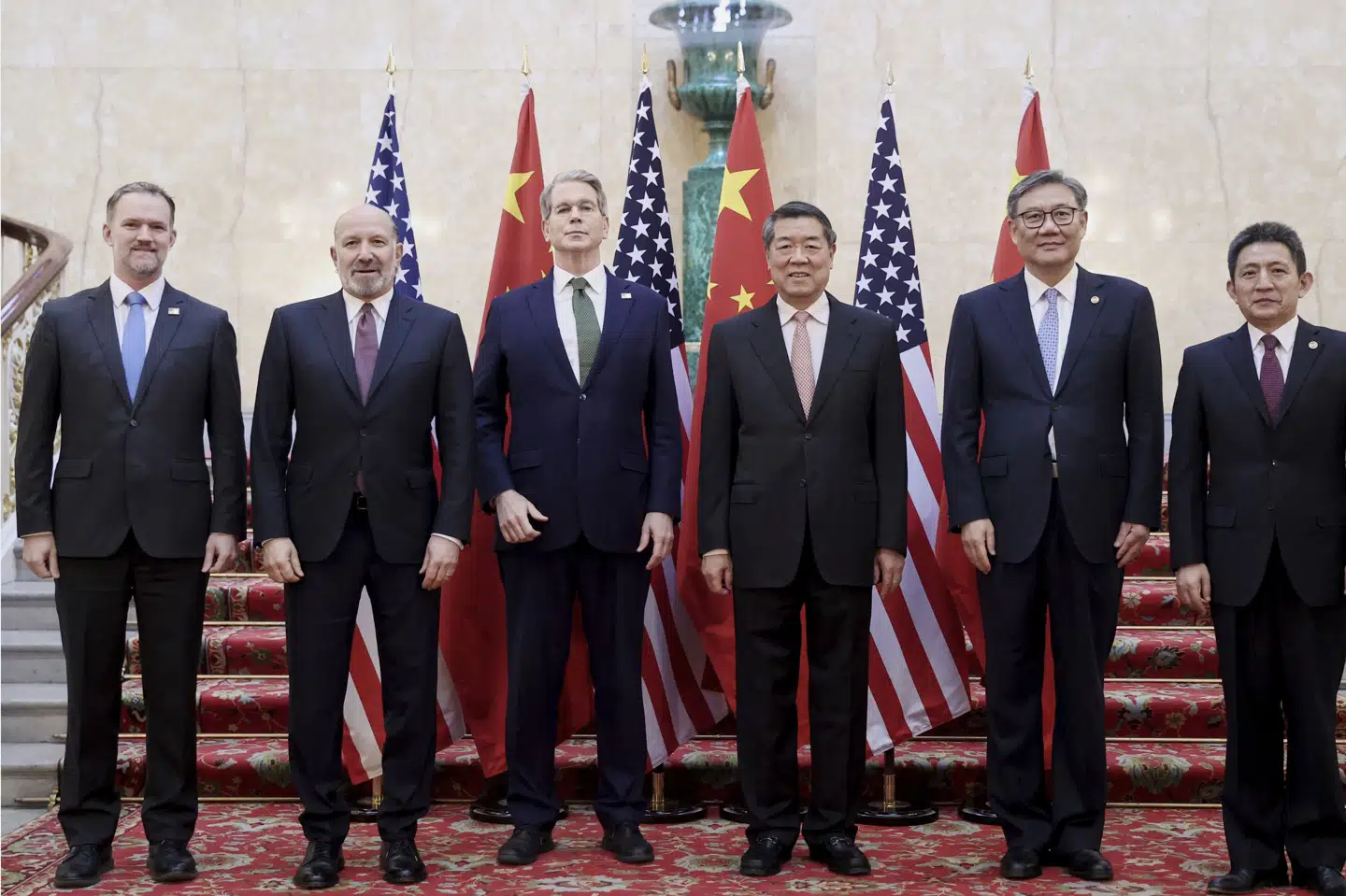 En række højtstående kinesiske og amerikanske embedsmænd er i øjeblikket i London for at forsøge at nå frem til en handelsaftale mellem de to lande. (Arkivfoto).