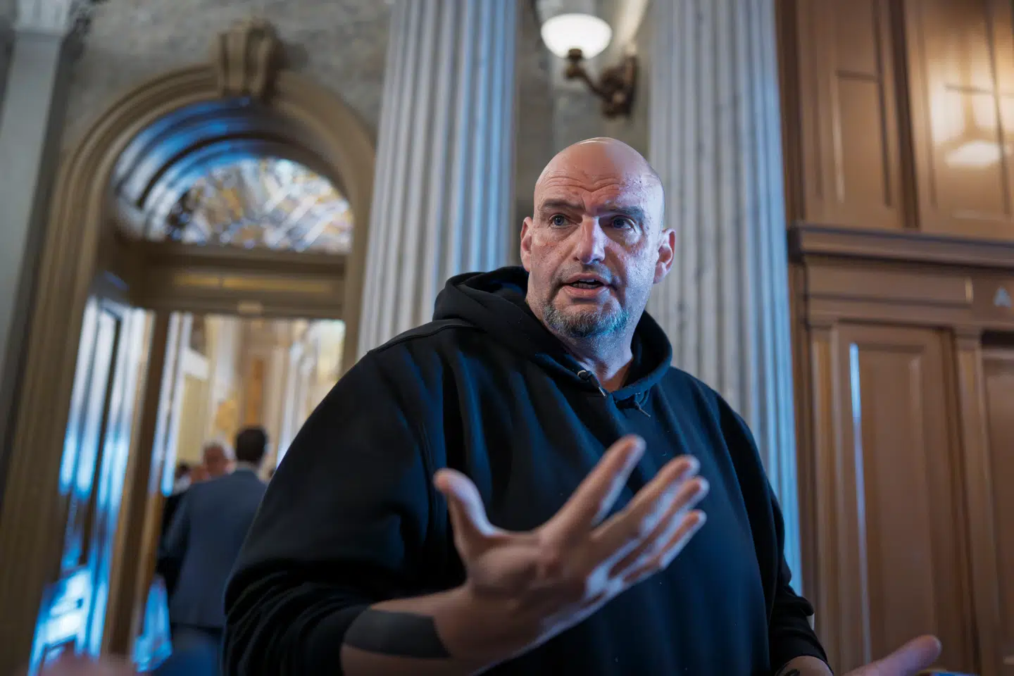 Mange fremtrædende demokrater har fordømt optøjerne i Los Angeles, men John Fetterman mener, at hans partifæller skal gå længere i fordømmelsen.