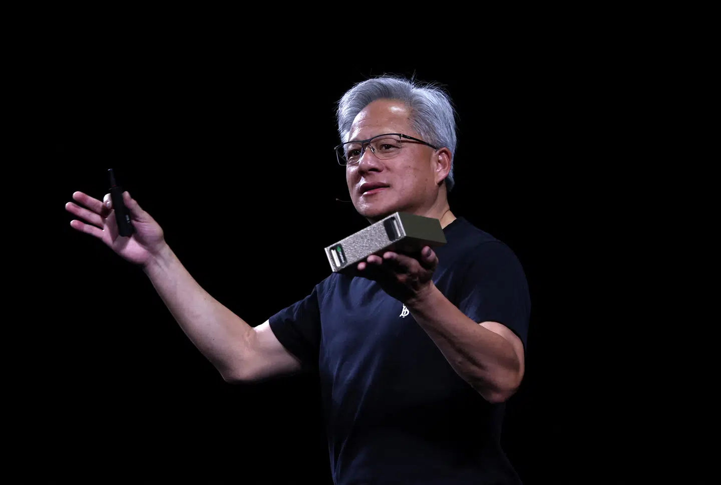 Her ses Nvidia-topchef Jensen Huang