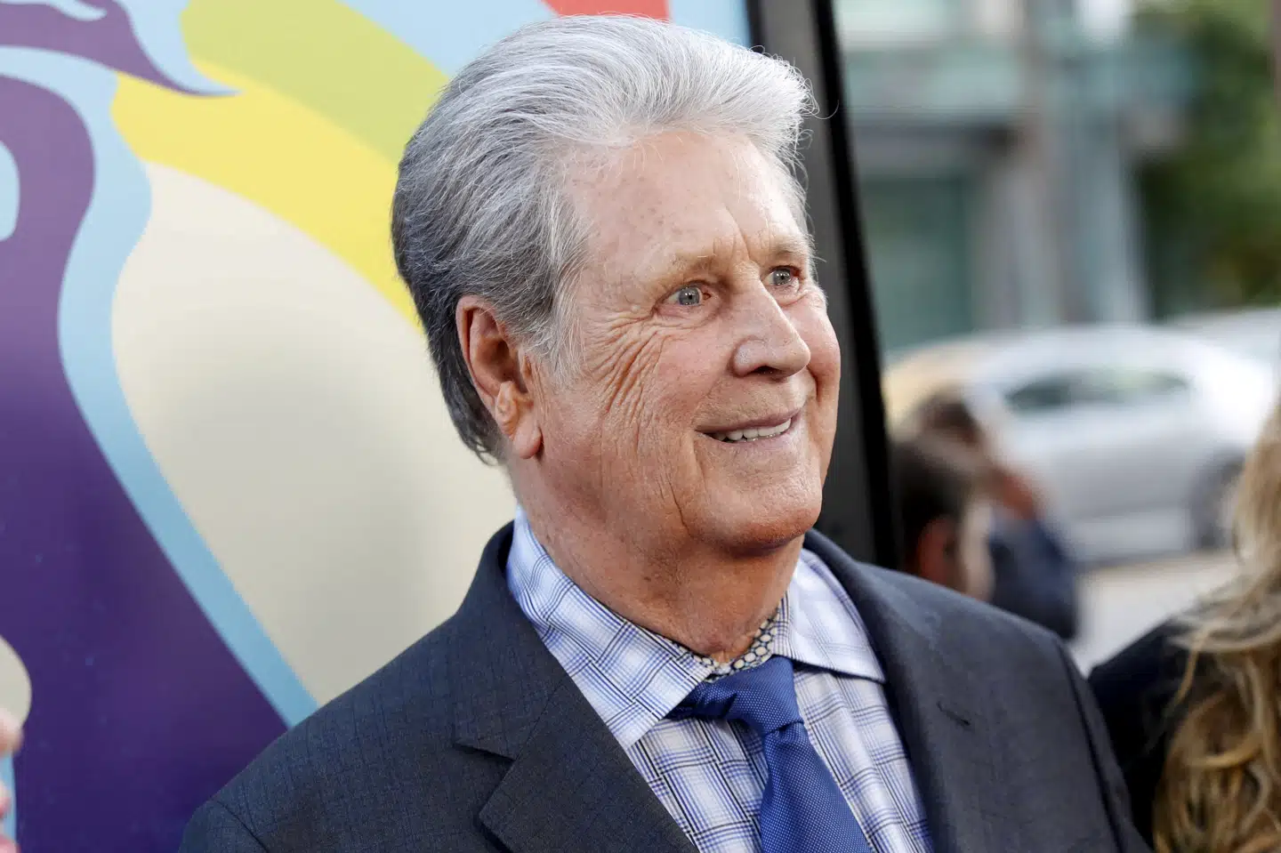 Brian Wilson ankommer ved premieren på filmen "Love