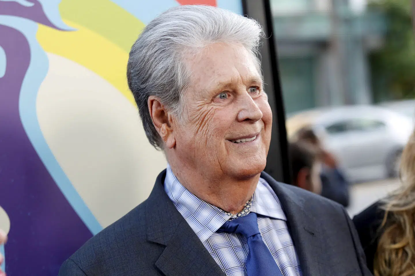 Brian Wilson ankommer ved premieren på filmen "Love