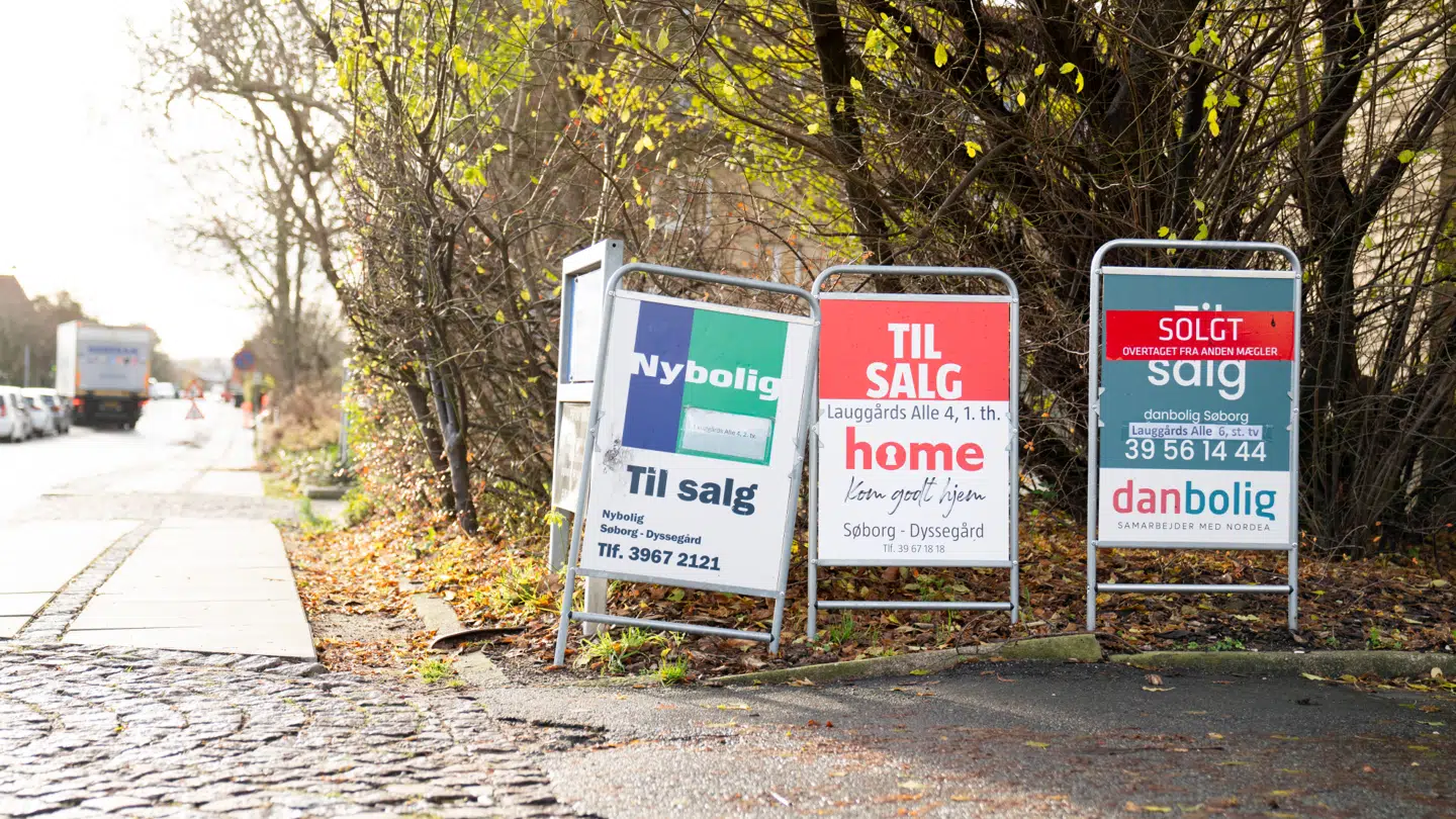 Udbuddet af boliger i København by og Københavns omegn er faldet med henholdsvis 11,4 og 9,5 procent.