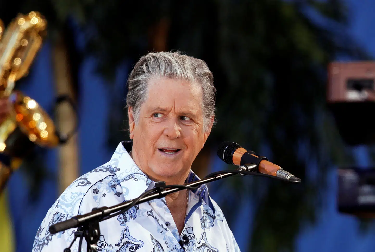 Brian Wilson er død, 82 år gammel. Her optræder han sammen med the Beach Boys i tv-programmet Good Morning America i 2012. Foto: Lucas Jackson, Scanpix.