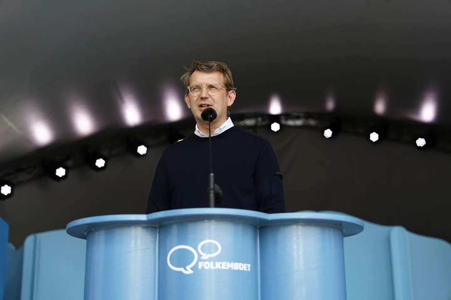 Formand Troels Lund Poulsen og Venstre vil hæve håndværkerfradraget, siger han i tale ved Folkemødet på Bornholm.