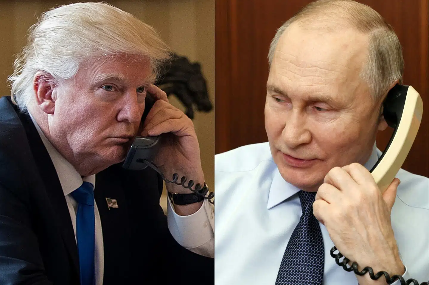 Donald Trump og Vladimir Putin talte primært om konflikten mellem Iran og Israel under telefonsamtalen, som ifølge en talsmand for Kreml varede 50 minutter. (Arkivfoto).