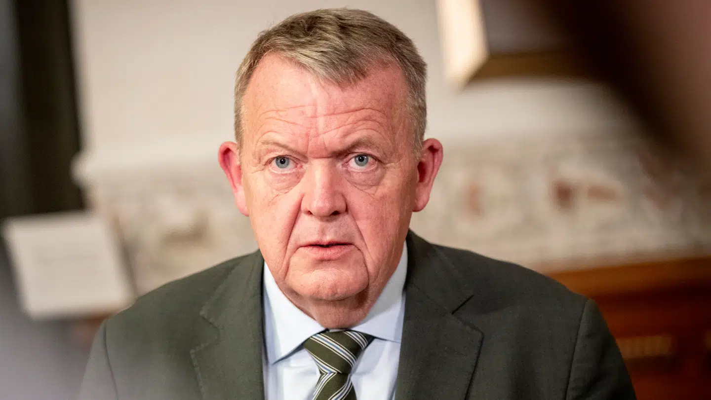 Udenrigsminister Lars Løkke Rasmussen (M) efter et møde i Det Udenrigspolitiske Nævn onsdag den 29. januar 2025 på Christiansborg