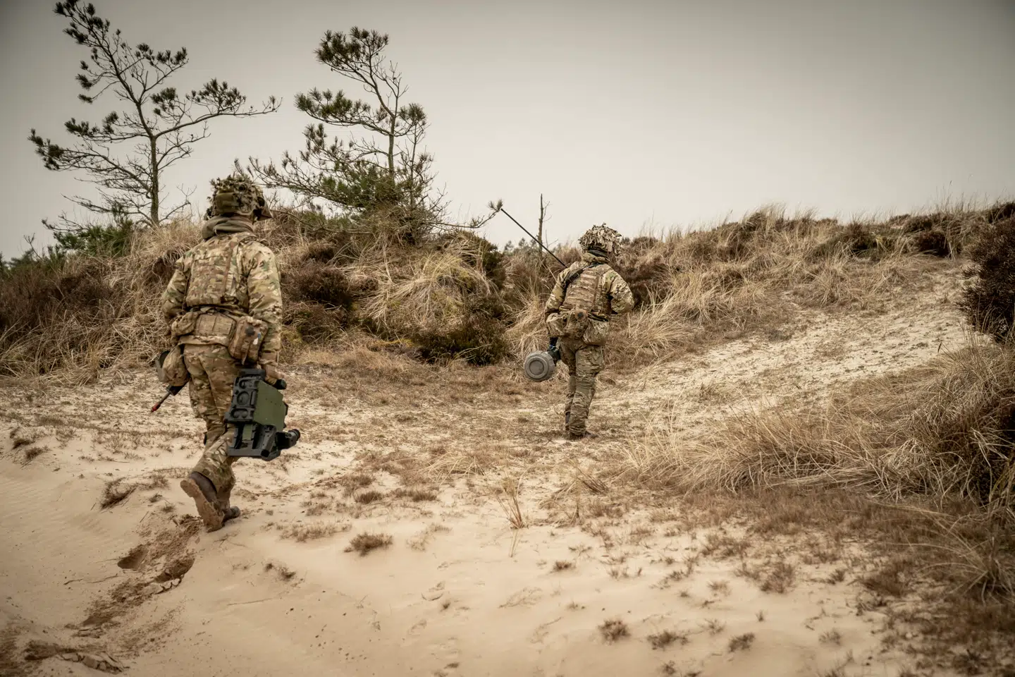 Det er svært både at være en nærværende far og en god soldat, viser ny ph.d.-afhandling. Arkivfoto: Mads Claus Rasmussen, Scanpix