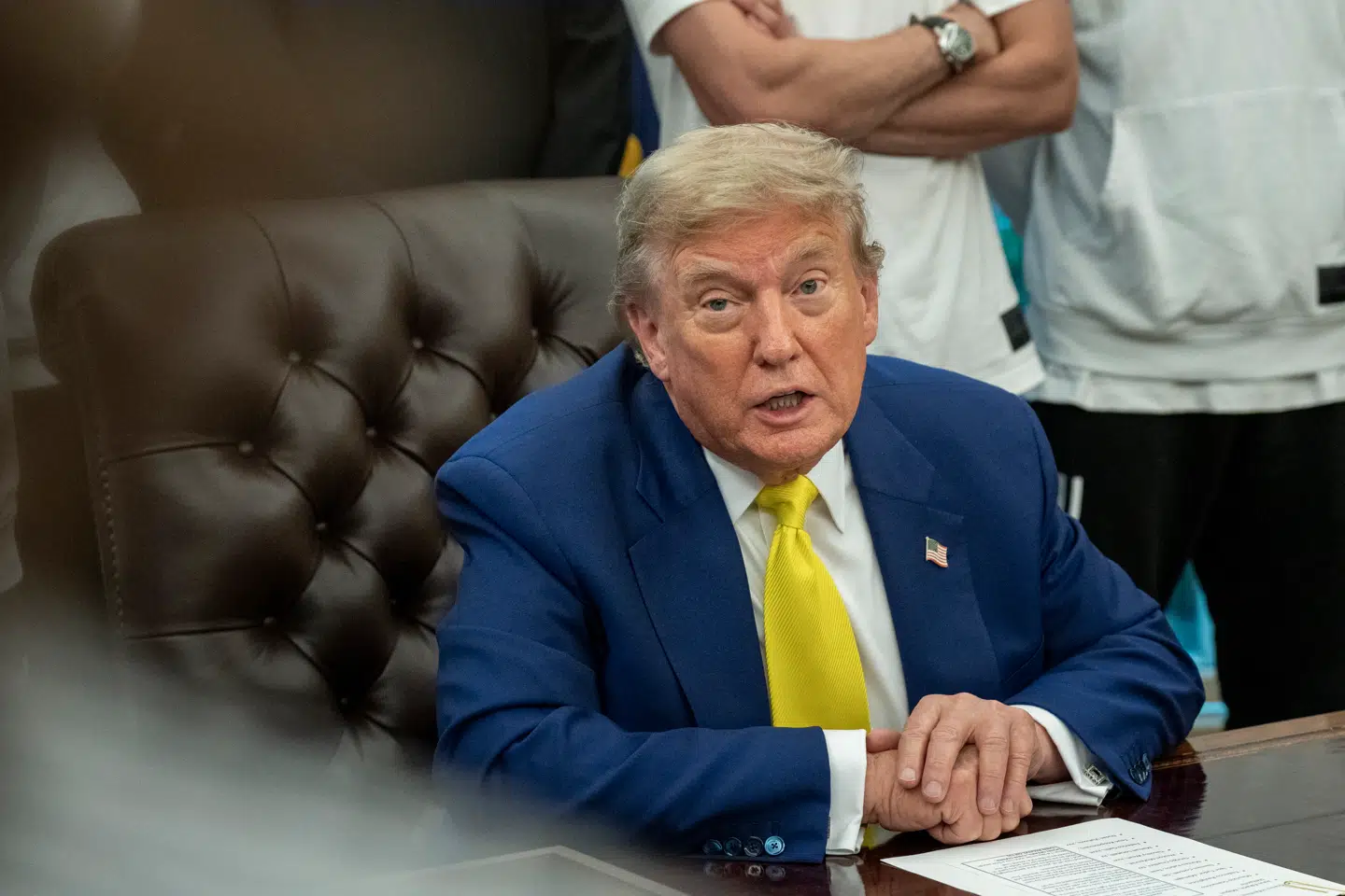 Trump har afvist at svare direkte på, om USA vil angribe Irans atomfaciliteter.