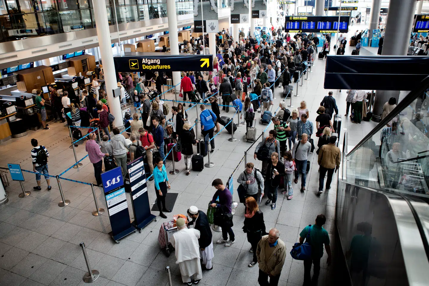 Danskerne og tyskerne fravælger i stor stil at rejse til USA. Sydeuropa er fortsat en magnet trods skovbrande og høje temperaturer. Arkivfoto