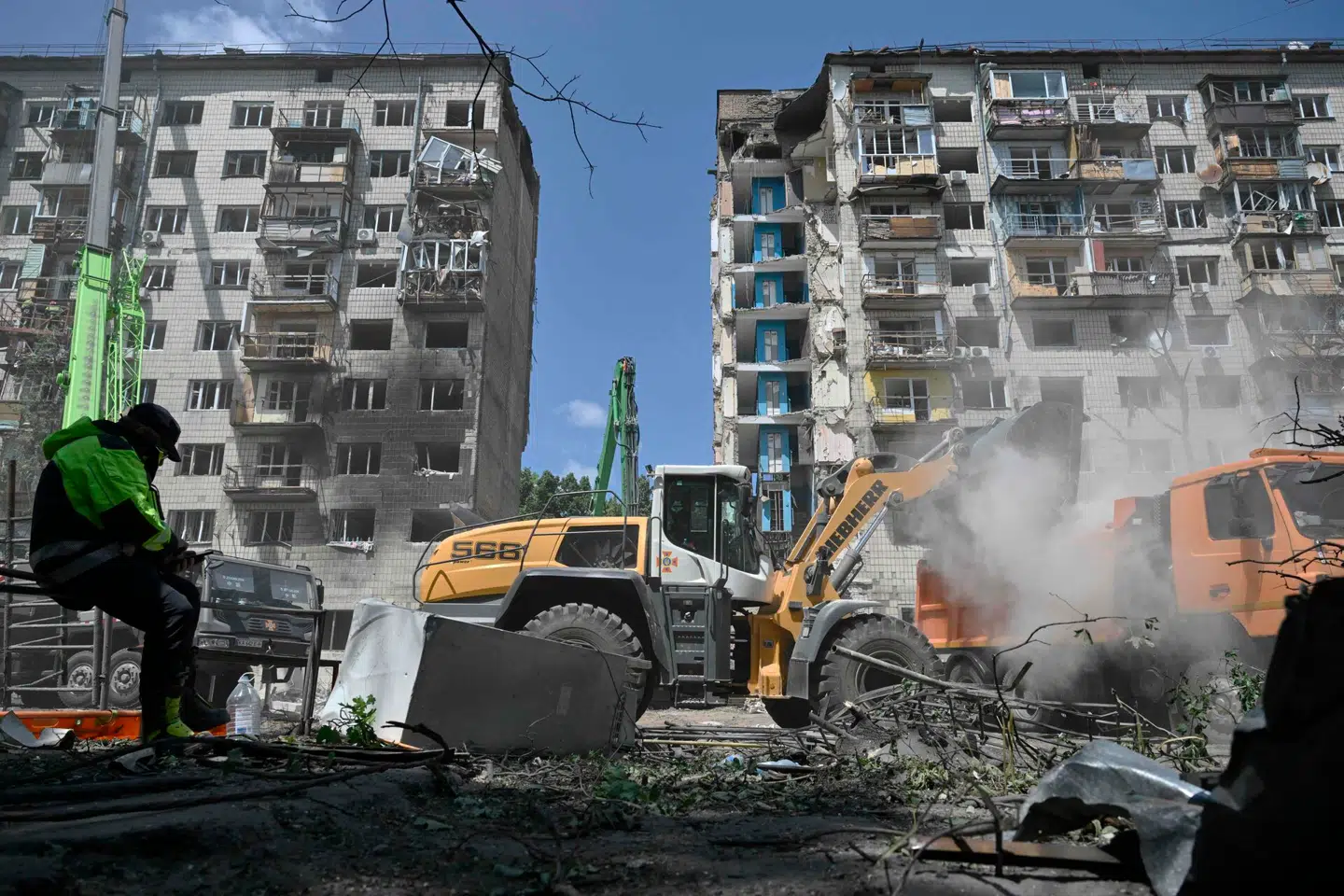 Rusland har intensiveret sine luftangreb mod Ukraine. Senest skete det natten til tirsdag, da ukrainerne noterede 440 større droner og 32 missiler i deres luftrum, hvor særligt hovedstaden blev hårdt ramt. Arkivfoto: Genya Savilov