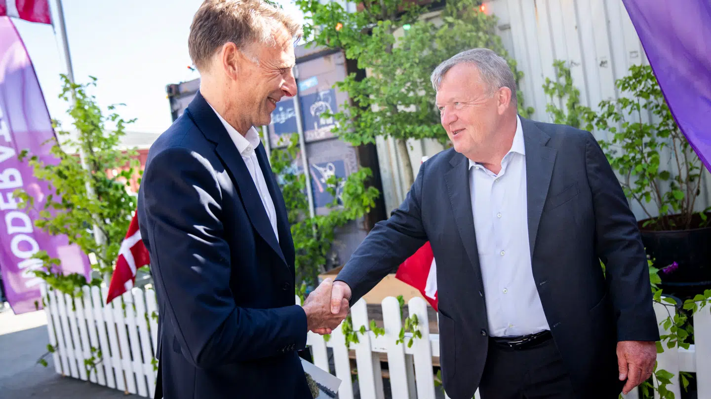 Arkivfoto: Her ses Jon Stephensen ankomme, da Moderaternes formand Lars Løkke Rasmussen fejrede 60-års fødselsdag ved en reception i København, onsdag den 15. maj 2024.