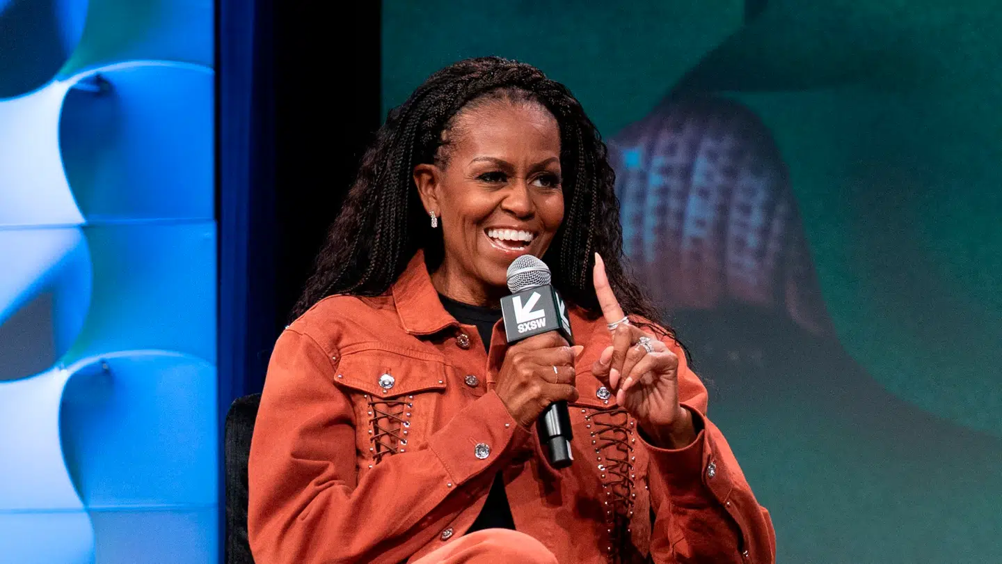 Den tidligere første dame er meget tilfreds med, at hun fik to døtre.