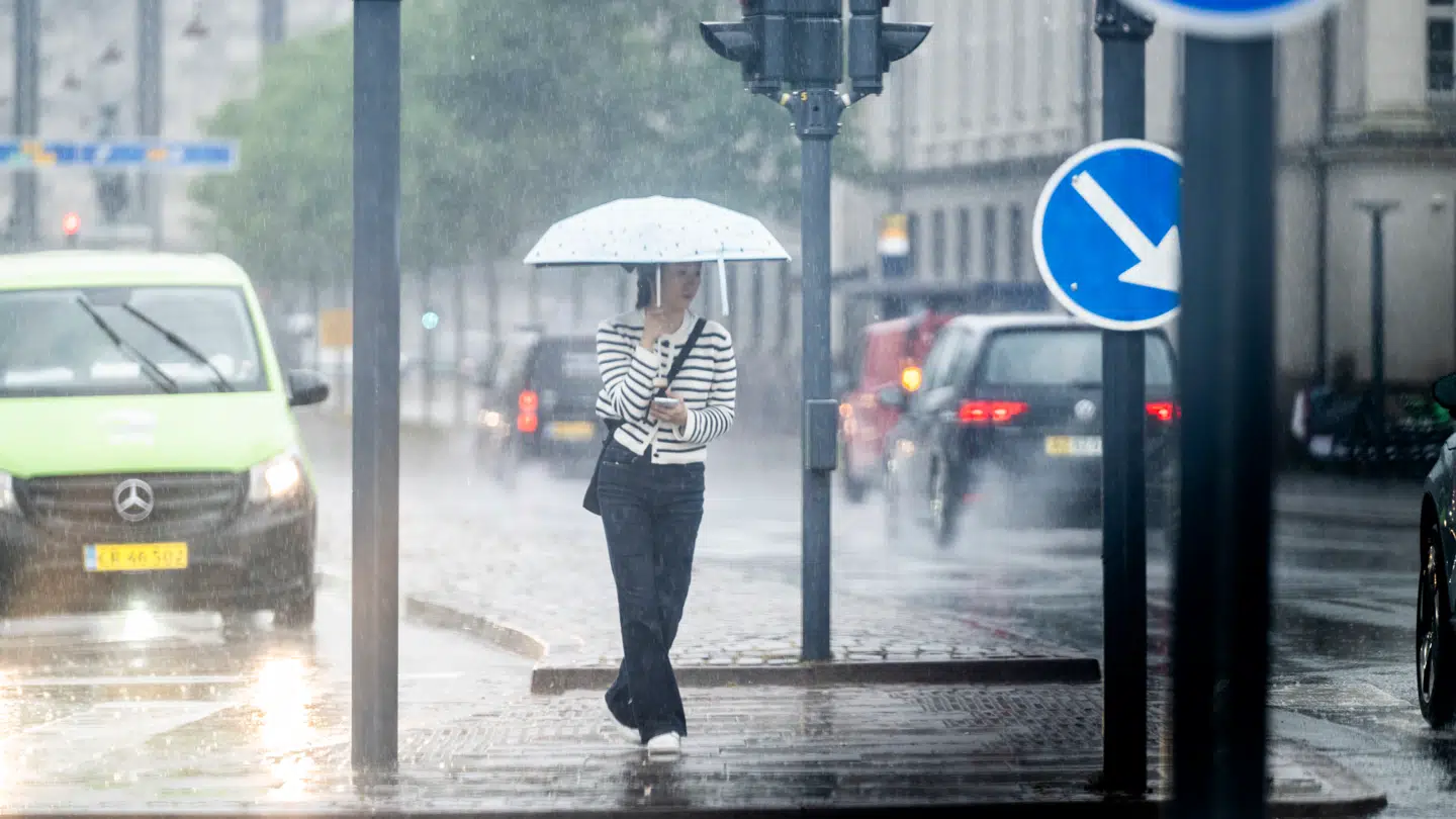 DMI varsler lokale skybrud, hagl og torden.