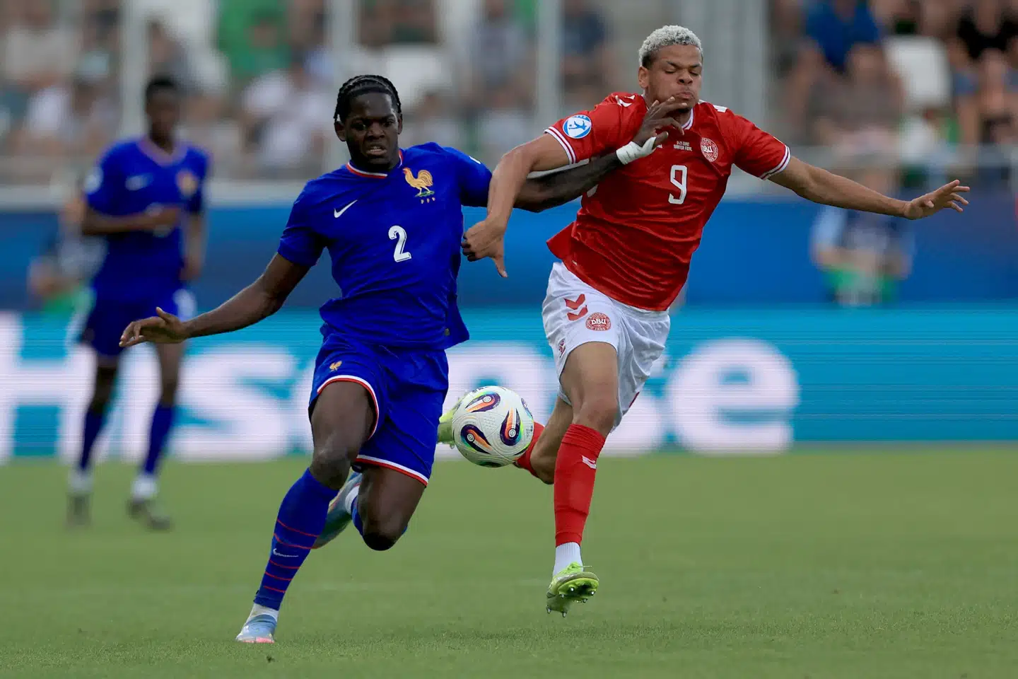 William Osula og Danmark tabte til Frankrig.