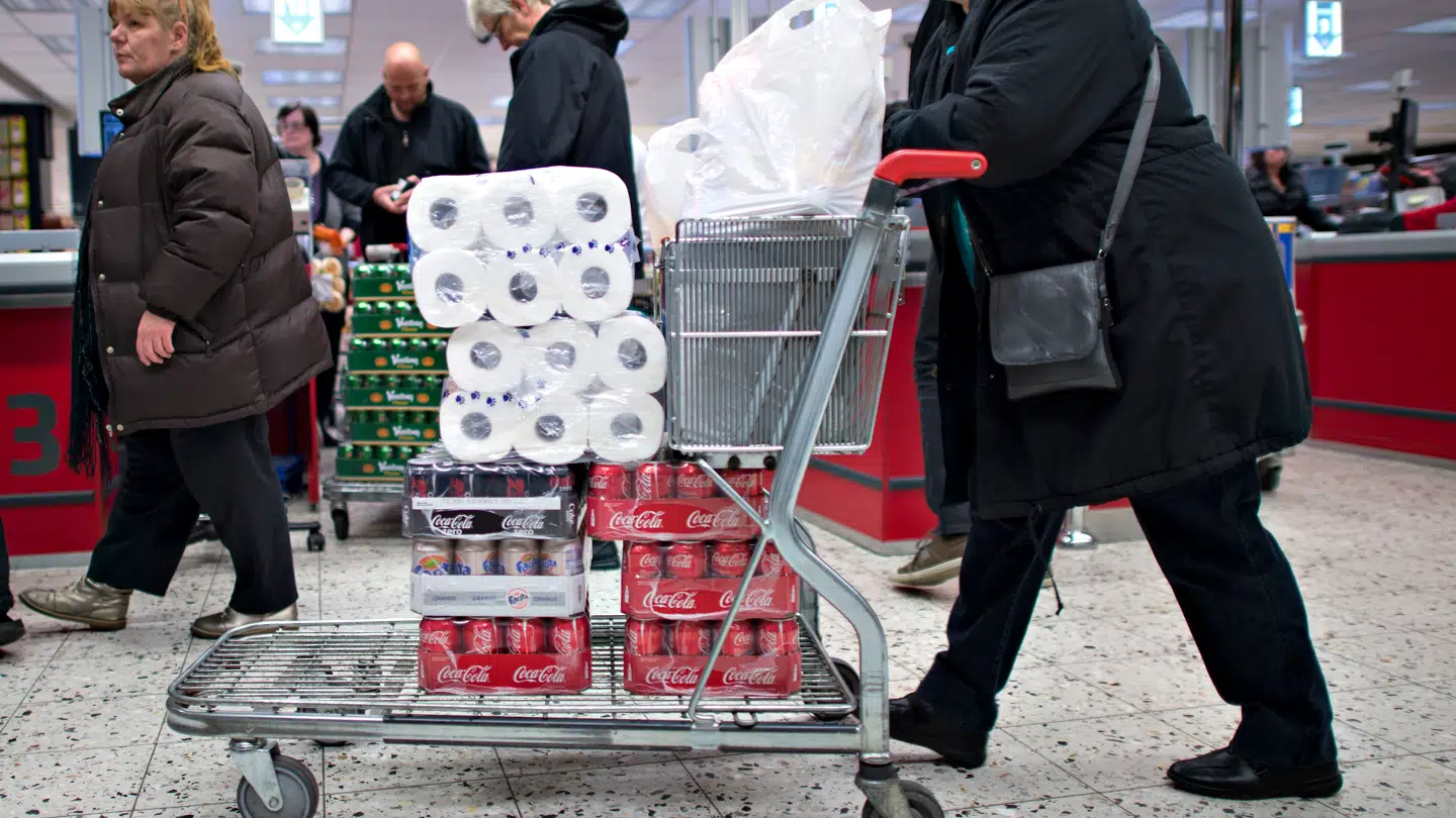 Grænsehandel hos - Fleggaard. Arkivofo.