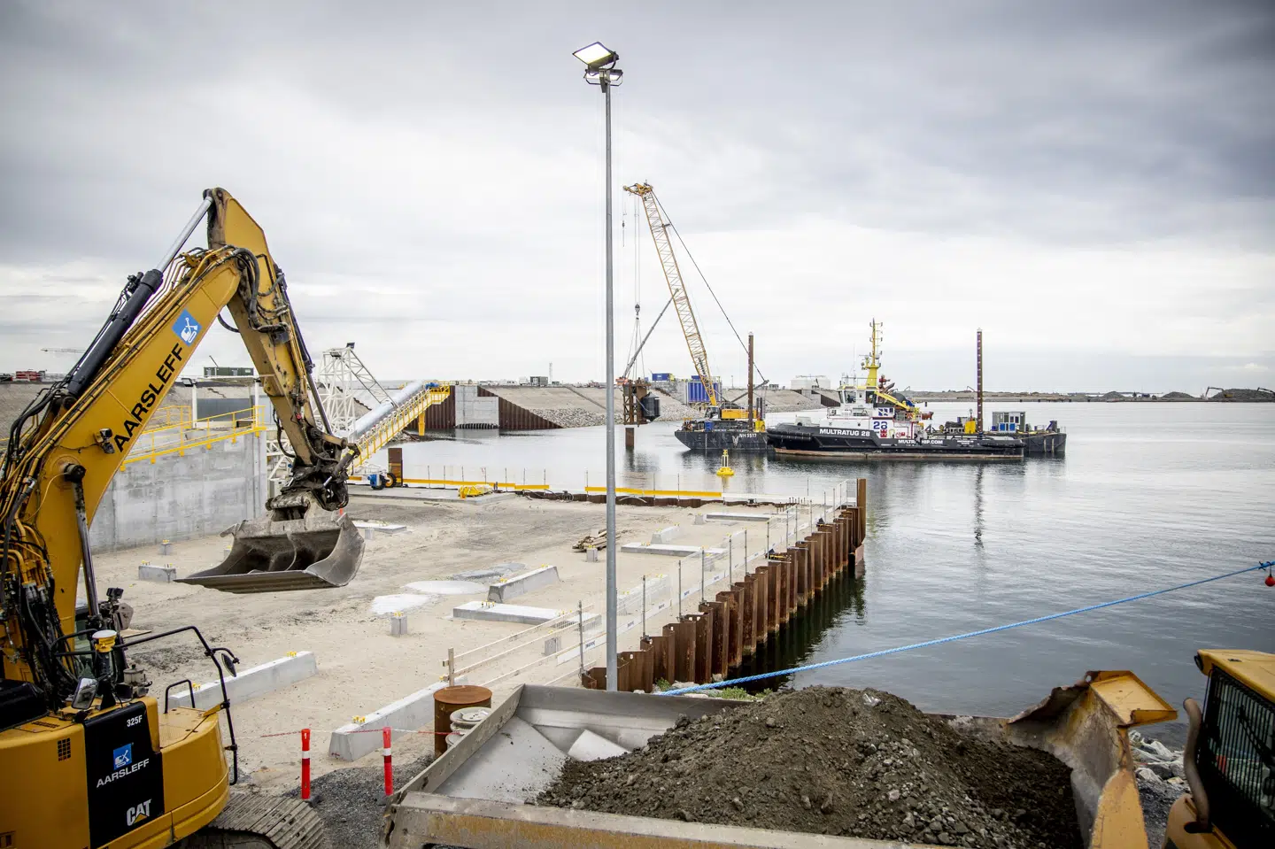 Den faste forbindelse mellem Danmark og Tyskland bliver en tunnel under Femern Bælt. (Arkivfoto)