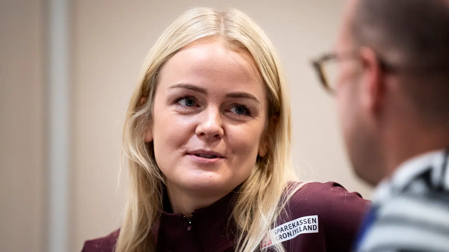 Stine Jørgensen, her i forbindelse med en landsholdssamling i 2019.