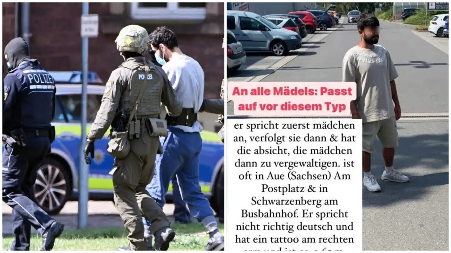 To af en hel stribe af sager, hvor afghanske migranter trækker grimme overskrifter i Tyskland: I februar kørte en afghansk mand (til venstre) ind i en folkemængde i München. Lige nu kører en retssag mod en afghaner, som beboere advarede hinanden mod på sociale medier (til højre). Til sidst gik det helt galt. Hvorfor er afghanerne ikke blevet sendt hjem, spørger kritikerne