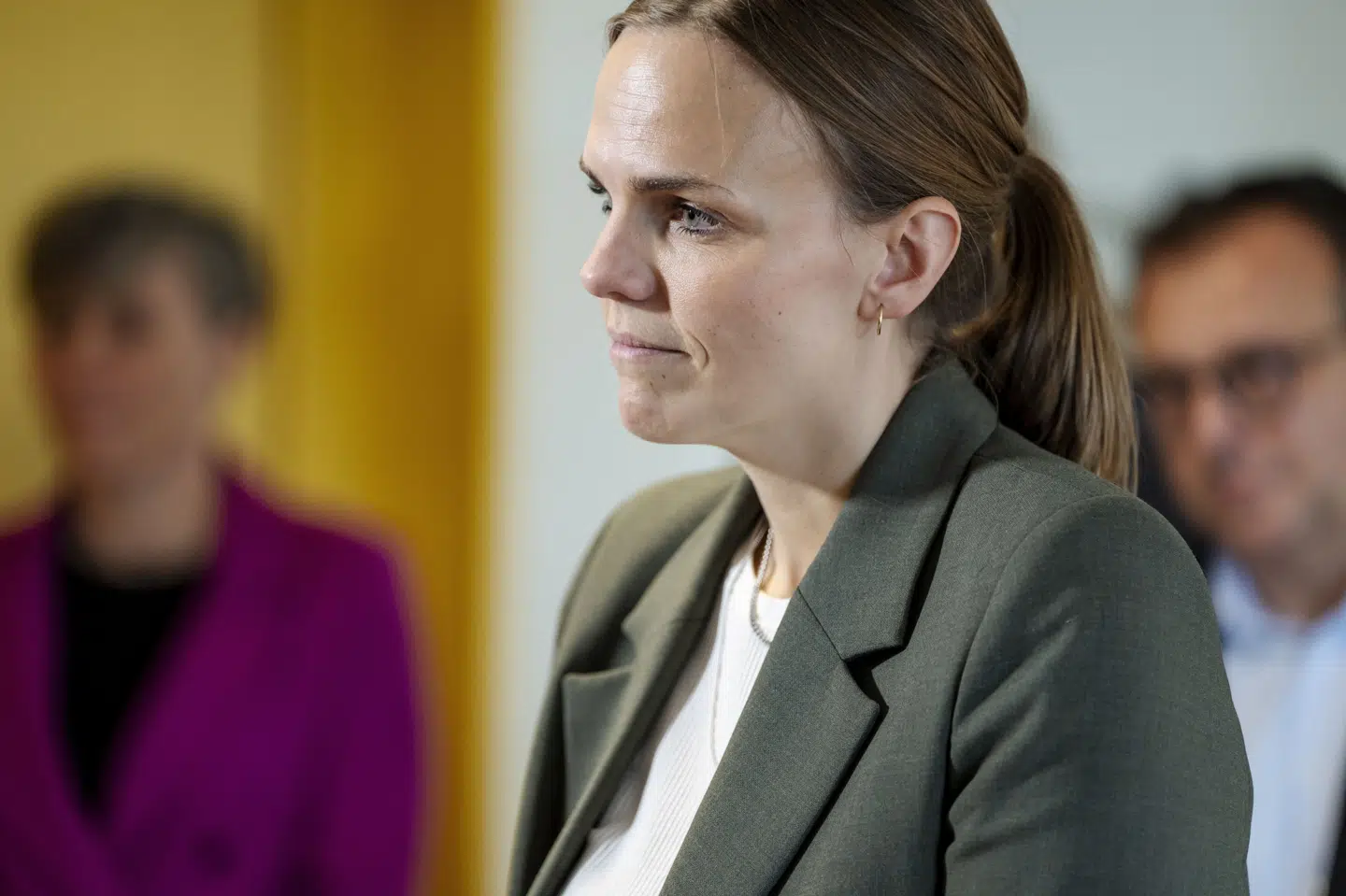 Digitaliseringsminister Caroline Stage (M) har samlet næsten alle Folketingets partier bag en ny teleaftale, der blandt andet rummer et nyt initiativ mod digital svindel. (Arkivfoto).