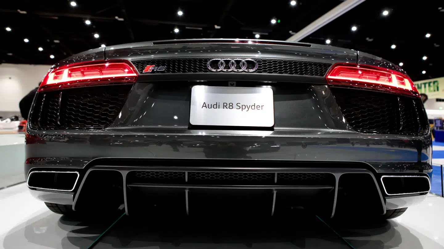 Det vides ikke, hvilken model af Audi R8, manden omkom i. (Arkivfoto)