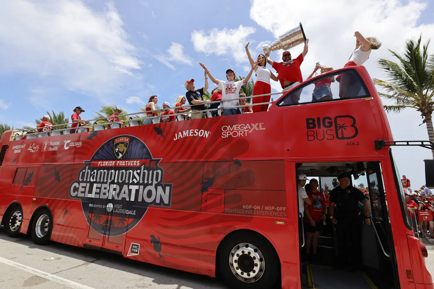 Tidligere i juni genvandt Florida Panthers mesterskabet i den nordamerikanske ishockeyliga NHL. (Arkivfoto).