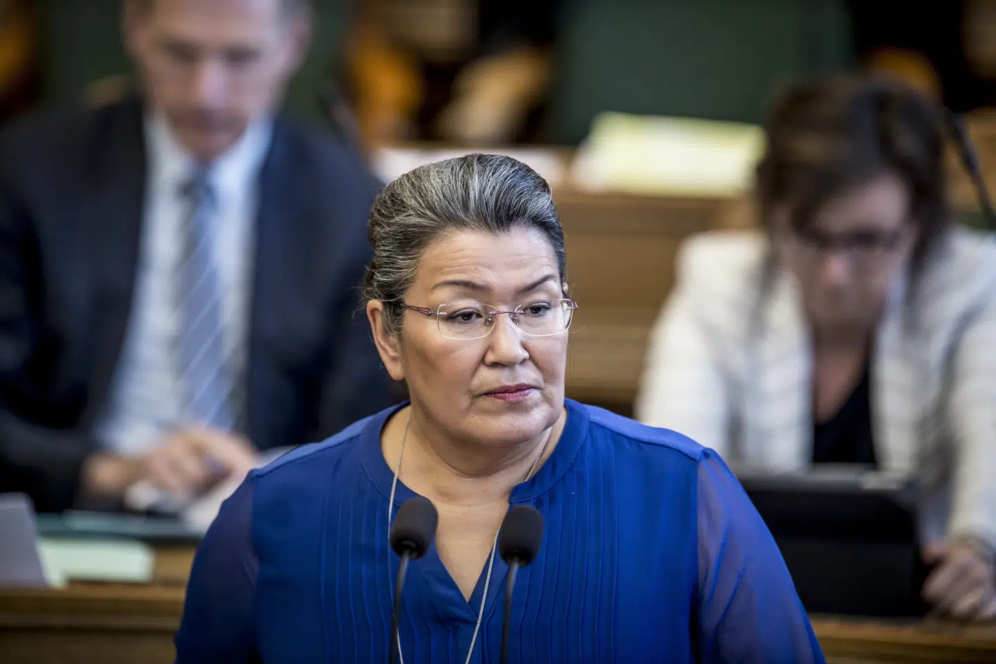 Inden og efter sin eksklusion sad Aleqa Hammond i Folketinget, og hun stillede forgæves op til valg i Grønland og Danmark efterfølgende. (Arkivfoto).