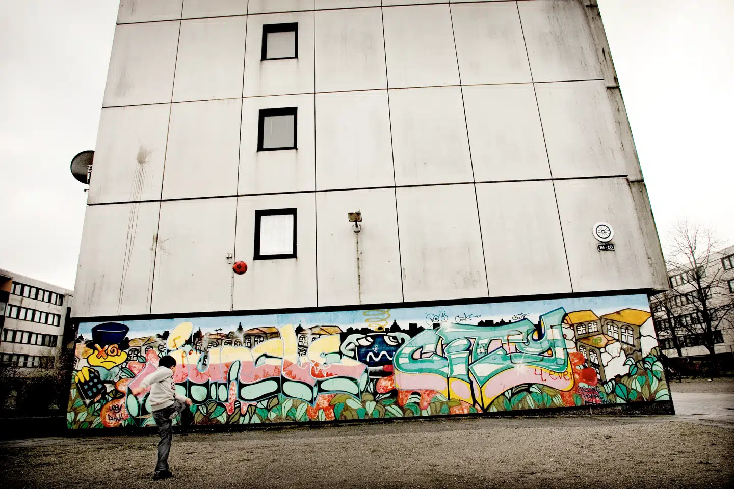 Kriminelle københavnske familier koster millioner af skattekroner. Arkivfotoet er fra Urbanplanen på Amager,