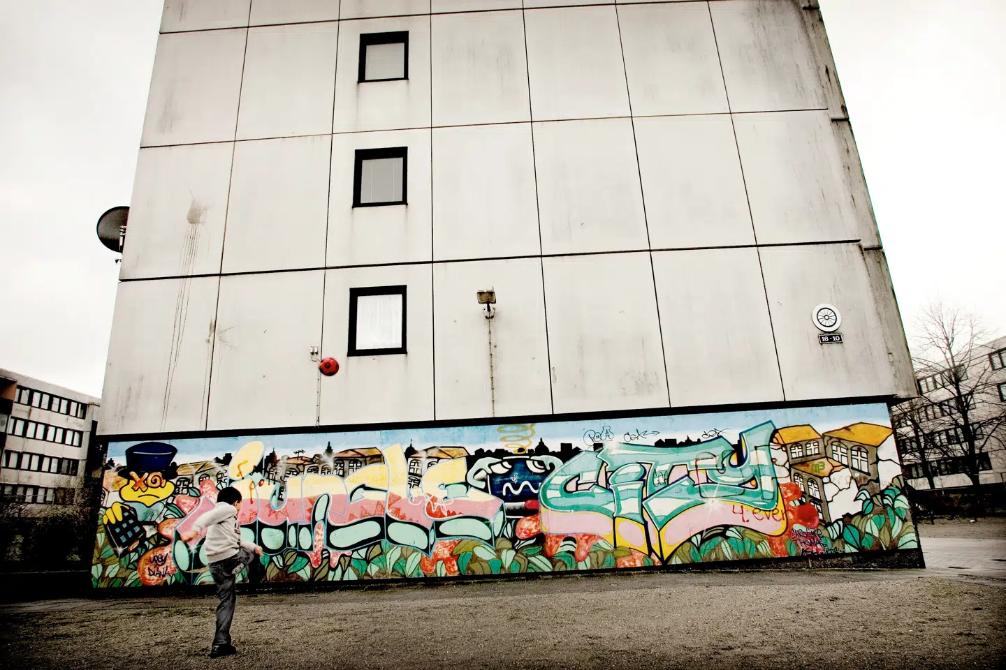 Kriminelle københavnske familier koster millioner af skattekroner. Arkivfotoet er fra Urbanplanen på Amager,