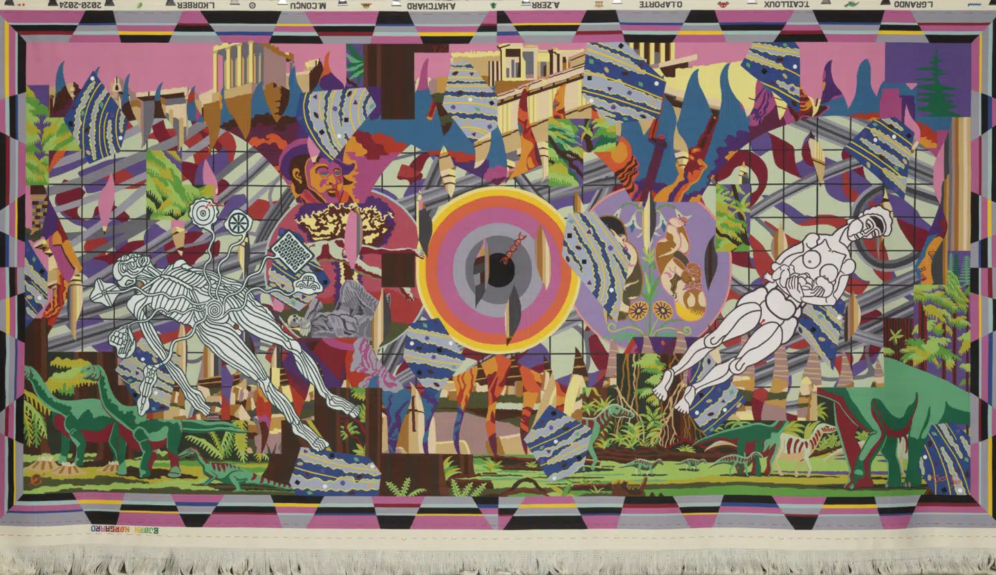 Det er dansk kunst, det er gobeliner, og det er suverænt kunsthåndværk. Og det kan opleves lige nu på en udstilling i Paris.